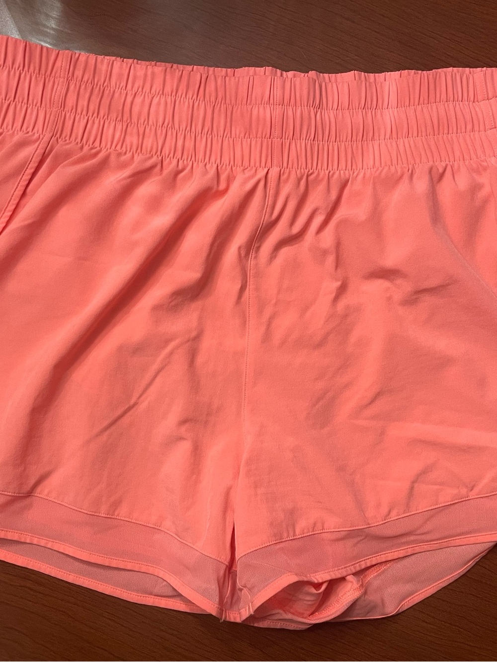 Athleta Coral Ruffle-Waist Athletic Shorts - Picture 2 of 4